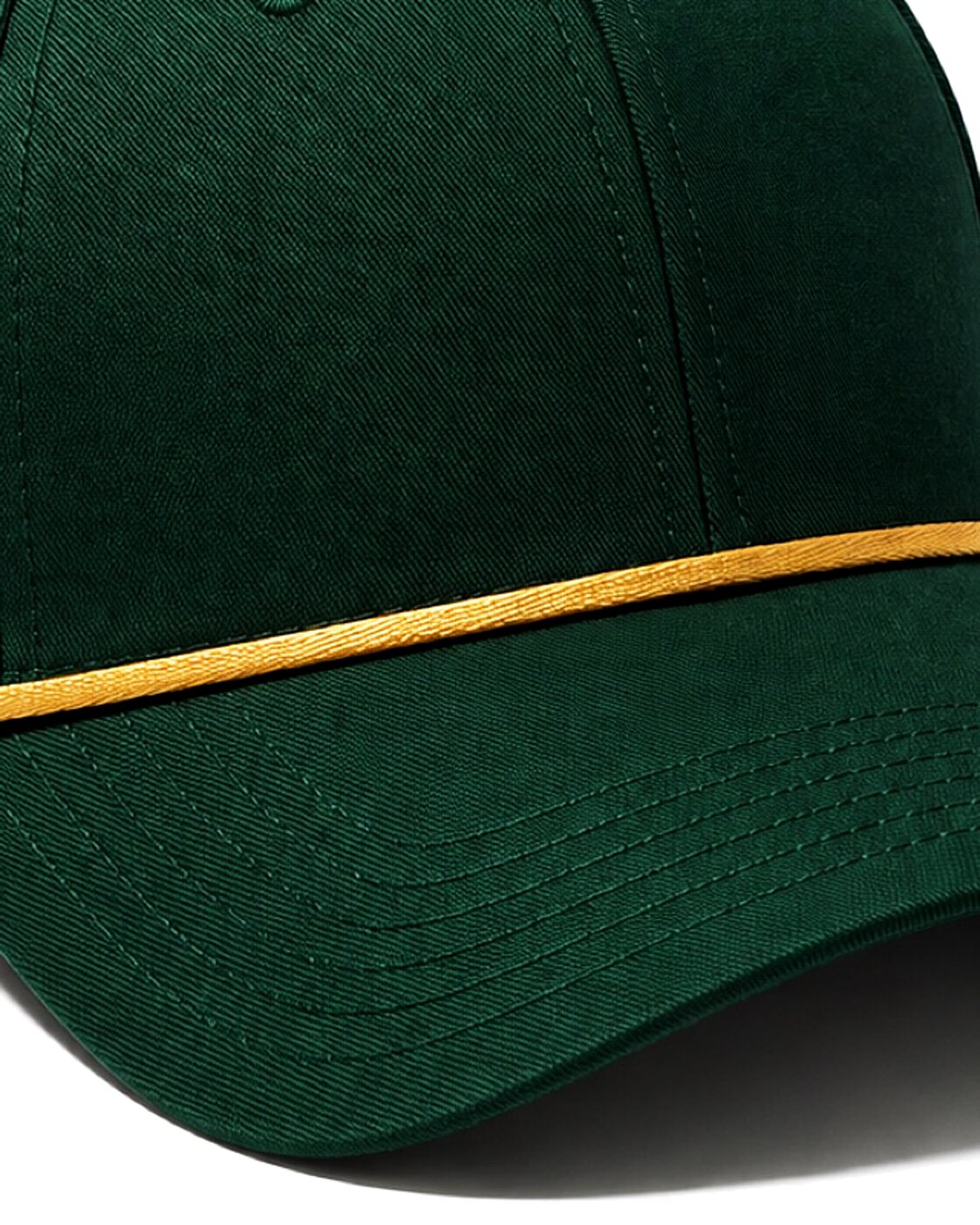 Model wearing the green pit lane cap